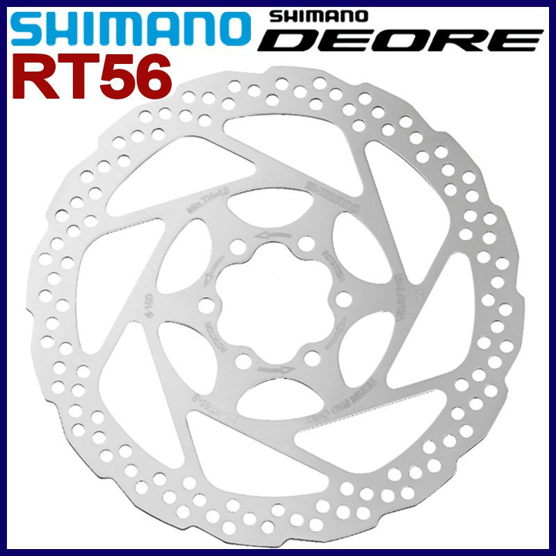 Shimano Deore RT56 RT26 Rotor De Disco De Freio De 6 Parafusos Mountain Bike SM-RT56 M6000 MTB Bicicleta 160MM 180M