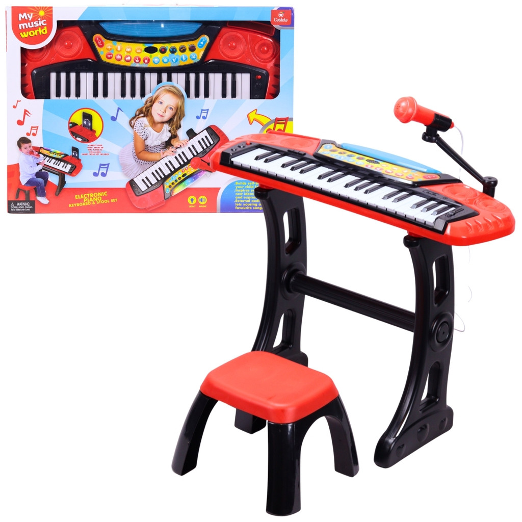 Teclado Eletrônico Musical Infantil Teclado Criança Castela