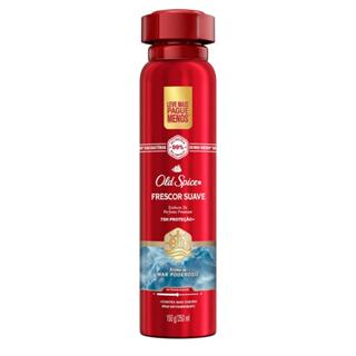 Desodorante Antitranspirante Aerossol Old Spice Frescor Suave 250ml em Oferta na Shopee