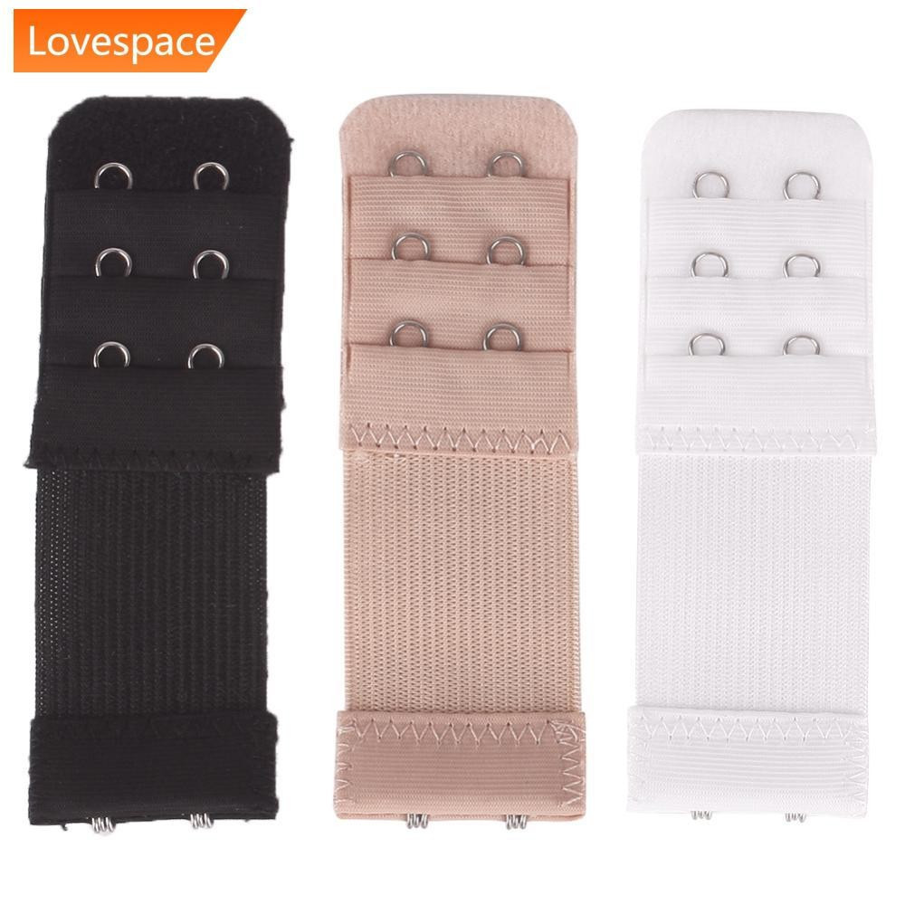 42741LS-STORE Extensor de Sutiã Macio de 3 Peças para Mulheres com 2/3 Ganchos, Alça de Extensão para Lingerie E5F1 39 S