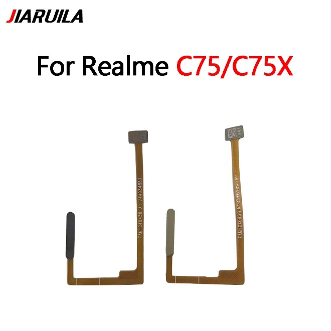 Para Realme C75/C75X Sensor De Impressão Digital Scanner Toque ID Botão Liga/Desliga Conector Cabo Flexível