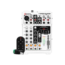MESA DE SOM AUTOMOTIVO TARAMPS T 0302 PLAYER MIXER EQUALIZADOR
