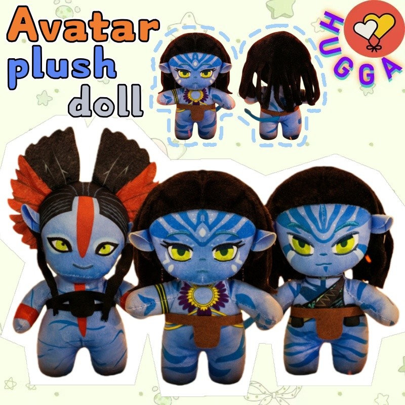 ❤ HUGGA Avatar Boneca De Pelúcia Divertida Jake Sully Neytiri te Ckaa Brinquedo Presente De Dia Dos Namorados Coisas Inf