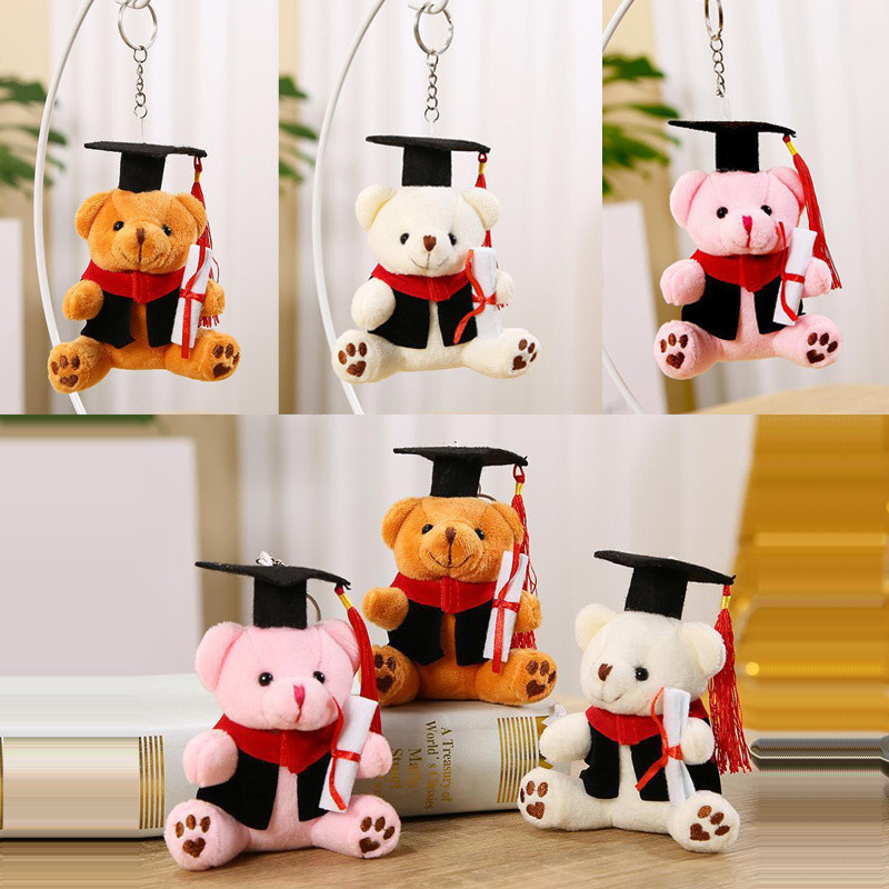 12cm Doctor Bear Plush Toy Brinquedos De Pelúcia