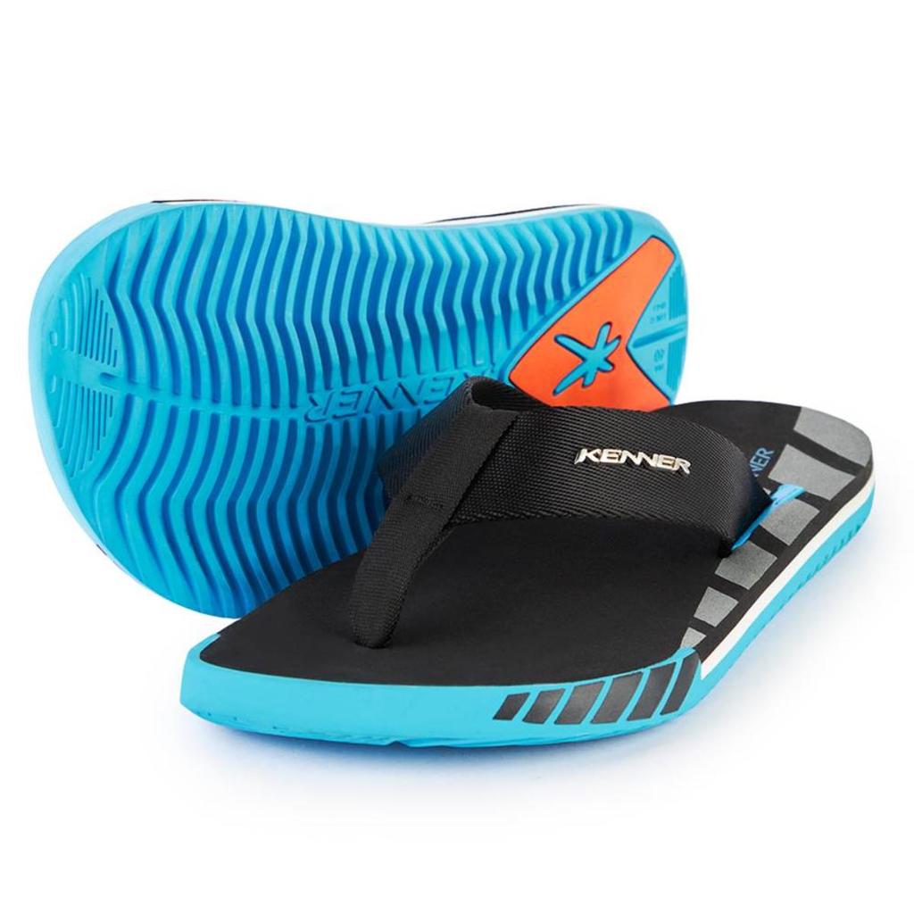 Chinelo Kenner Kick S Up Masculino - Preto e Azul em Oferta na Shopee