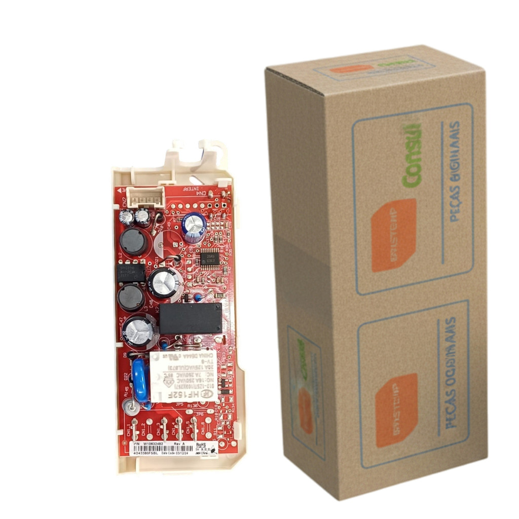 Controle módulo placa geladeira consul crm37eb w10632497 biv