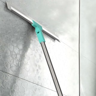 Rodo de Silicone Cabo 60CM/115CM Para Limpeza de Piso Vidros Com Gancho Secos e Molhados Uso Duplo Vassoura Mágica em Oferta na Shopee