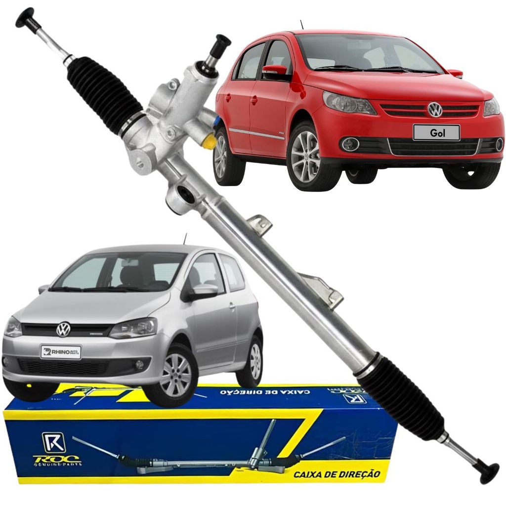 Caixa Direção Hidráulica Gol Voyage Saveiro G5 G6 2008 A 2022 Fox 2010 A 2022 1.0 1.6 1.8