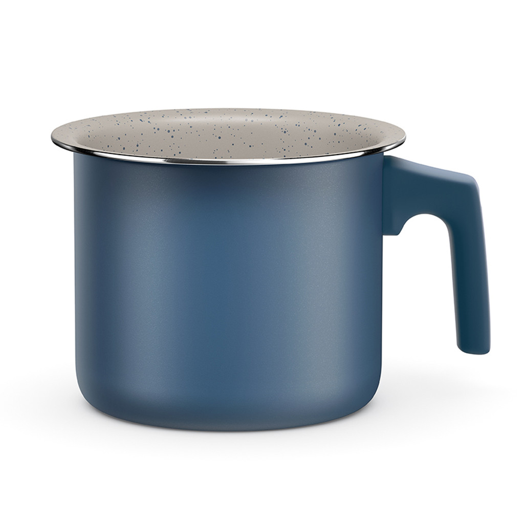 Fervedor Leiteira Intense 14 cm Azul para Leite Café Chá Euro Home