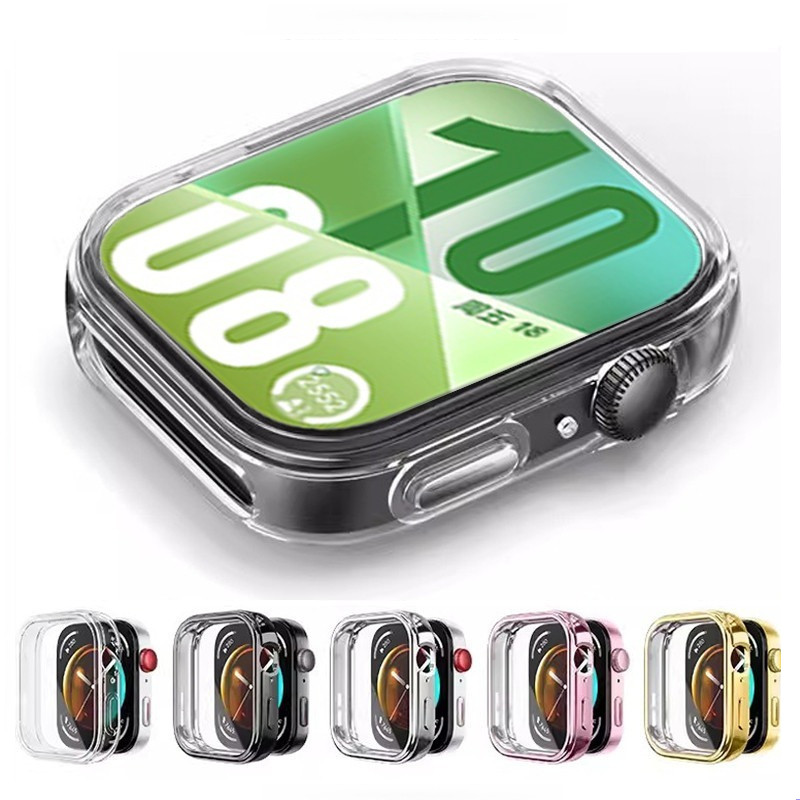 Capa De TPU Macia Para Huawei Watch Fit 4 4Pro Completa Protetor De Tela De Smartwatch Relógio Inteligente Fit4 Fit4Pro