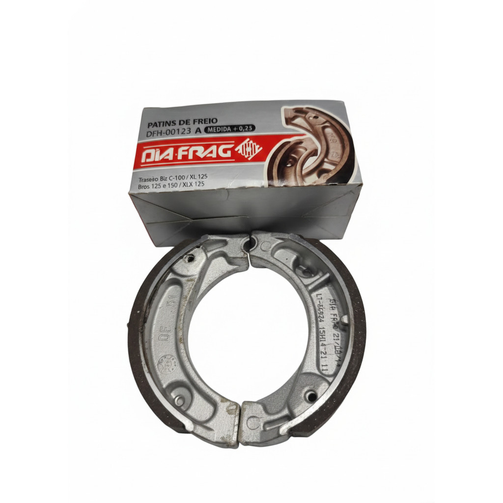 LONA PATIM FREIO TRASEIRO ( 0,25 ) BIZ / POP / BROS / ELITE / PHOENIX / SMART / MOBI / STAR / SKY