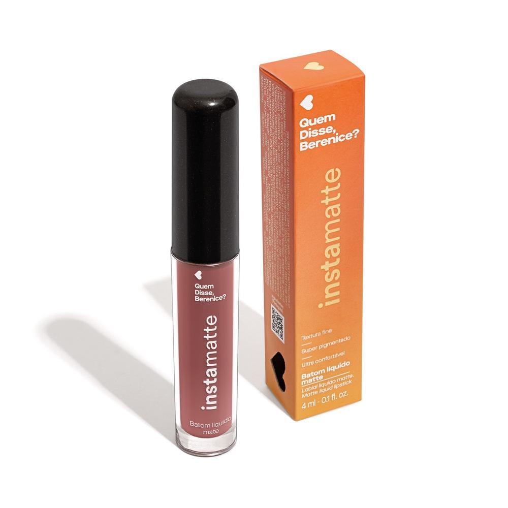 Quem Disse, Berenice? Batom Líquido Castanhelii 4ml em Oferta na Shopee
