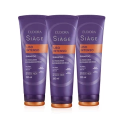 Combo Shampoo Siàge Liso Intenso 3x 250ml
