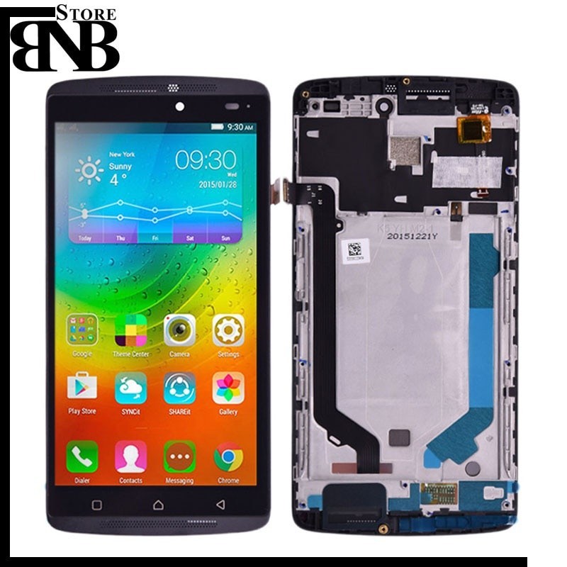 (Entrega Rápida) Lenovo K4 Nota A7010 Display LCD Vibe Painel Digitador Da Tela  -Entrega Flash