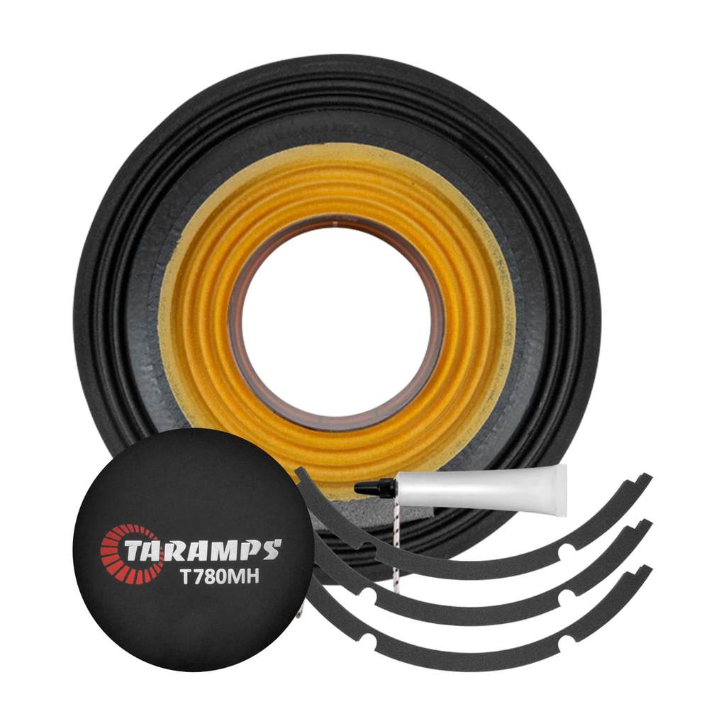 KIT REPARO ALTO FALANTE TARAMPS T 780 MH 10 POLEGADAS 8 OHMS ORIGINAL