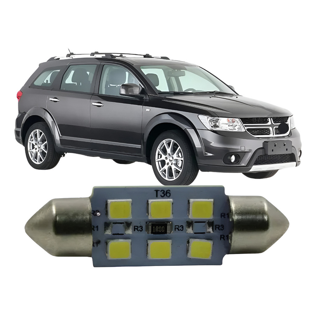 Lampada Led Torpedo Placa/teto/porta Luva Journey 09/18
