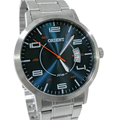 Relógio Orient Analógico Masculino Prateado MBSS1381 D2SX