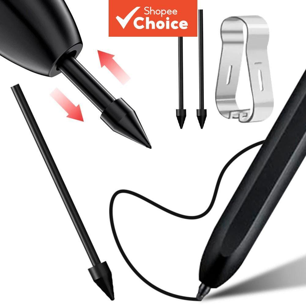 Caneta Stylus para Samsung Galaxy Tab S Ponta S Pen para S6 Lite S7 S8 S9 S10 Fe Note 10 20 S21 S22 S23 S24 Ultra Plus+