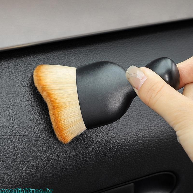 moonlightyaa1 Escova Limpeza Saída Ar Do Carro Detalhando Poeira Ferramenta Teclado