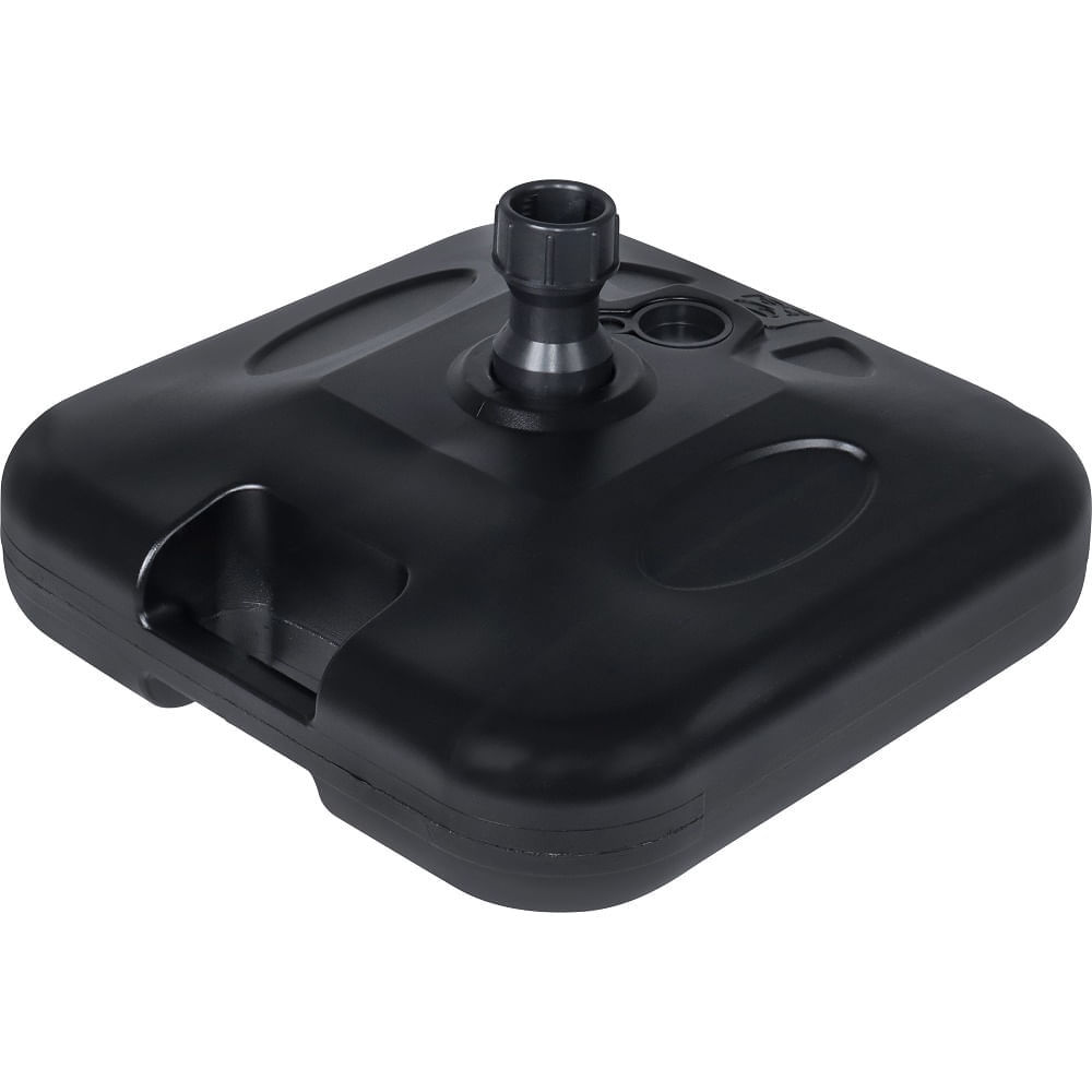Base Plástica Para Guarda-sol e Ombrellone 18 Kg Quadrada Preta Bel em Oferta na Shopee