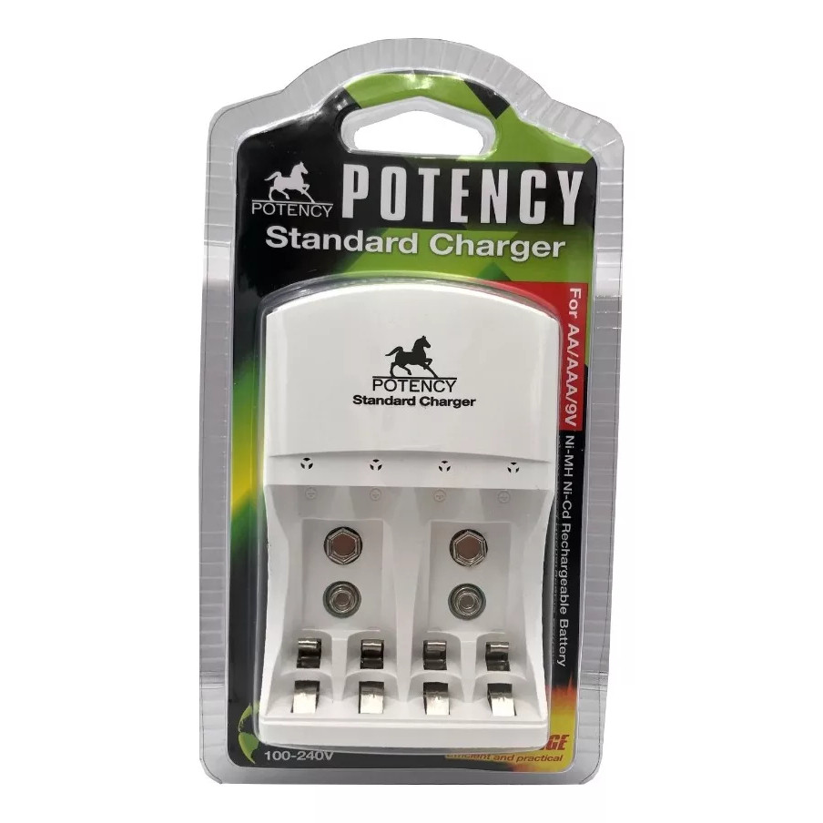 Carregador De Pilha E Bateria Recarregaveis Aa Aaa 9v Bivolt