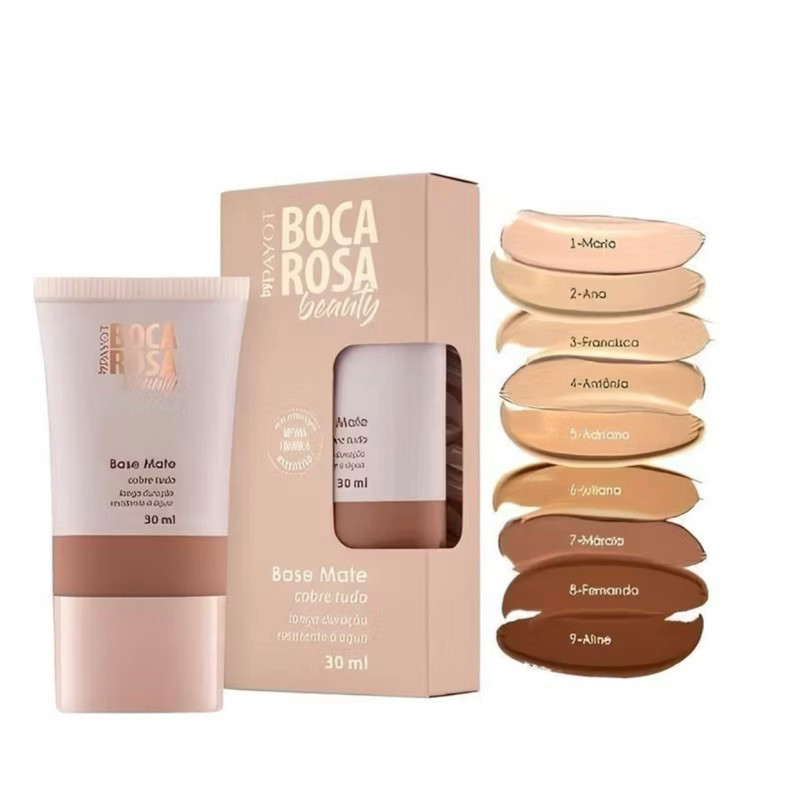 Base Mate 30ml Boca Rosa Beauty by payot promoção kit 1pç 2pçs 3pçs 4pçs