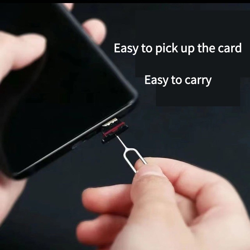 Suporte De Telefone Ultrafino , Chaveiro De Capa , Pino Ejetor De Cartão Fofo , mini E Simples , Personalidade Invisível