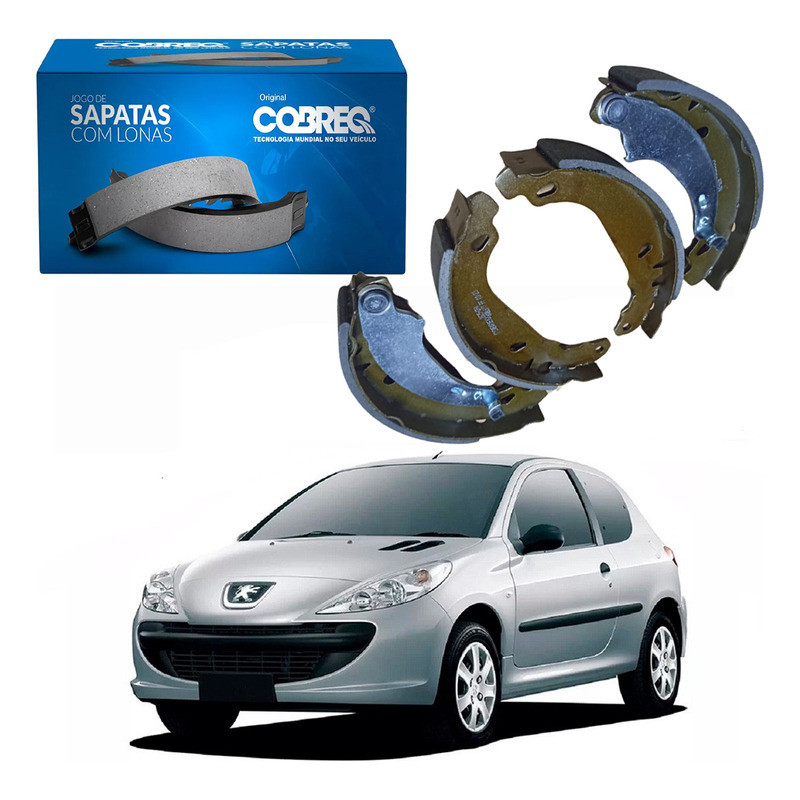 Sapata De Freio Traseira Cobreq Peugeot 207 1.4 2008 A 2013