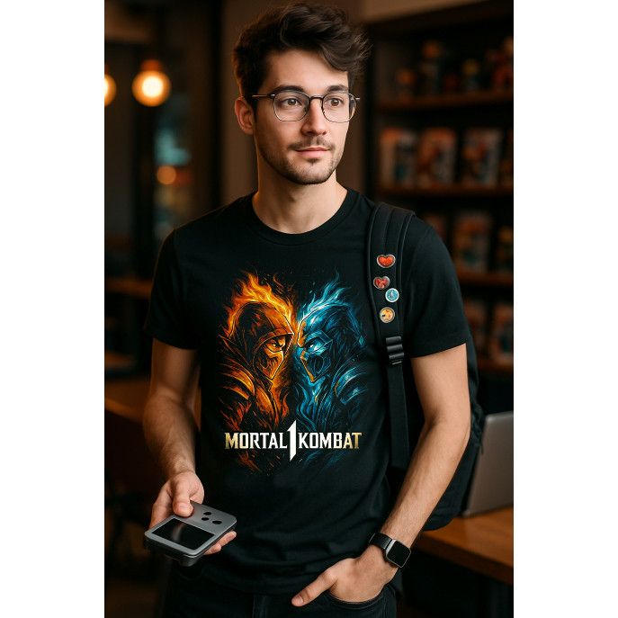 Camisetas Jogos Gamer Mortal Kombat 100% Algodão