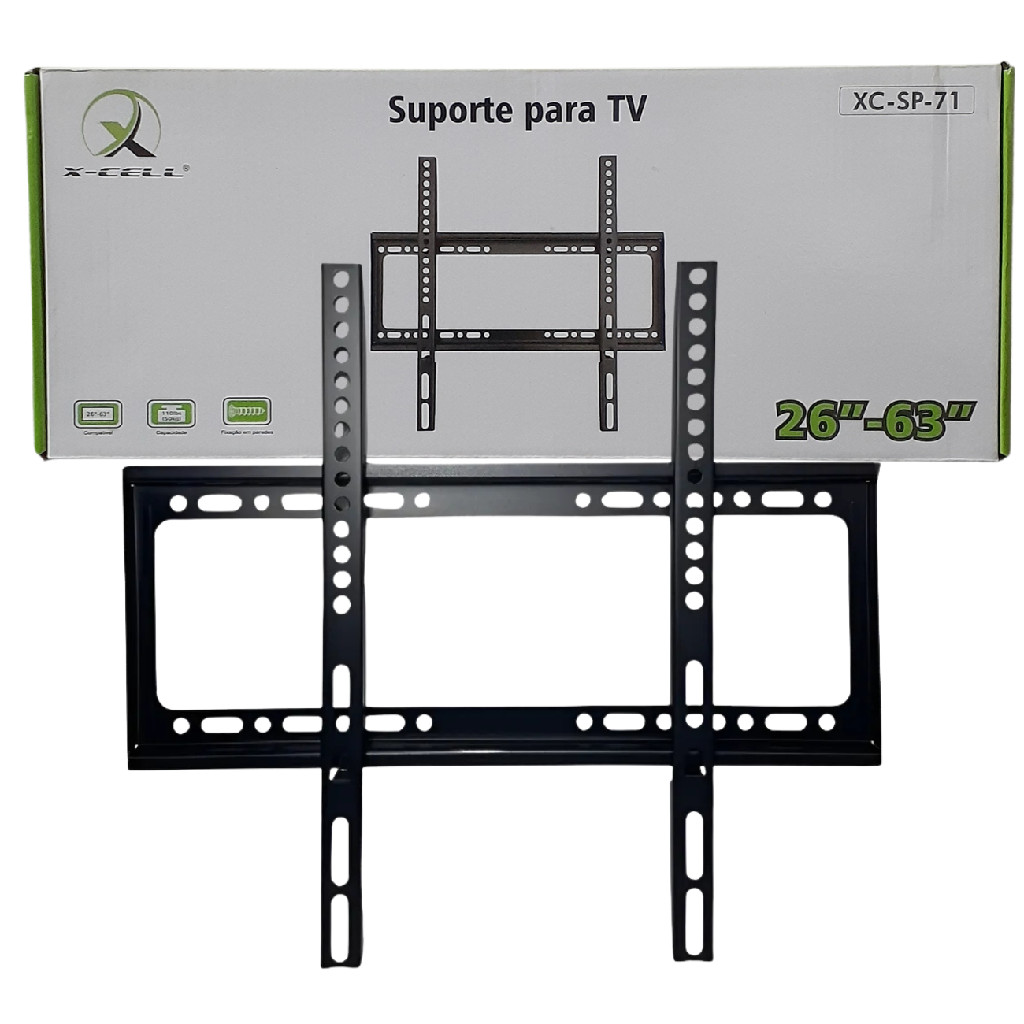 Suporte De Trilho de 26 A 63 Polegadas Para Tvs Samsung, Lg, Aoc, Philips Sony, Cce e outras.