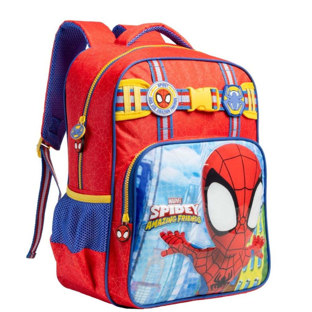 Mochila Costas Homem Aranha Spidey 16 Marvel Infantil Xeryus