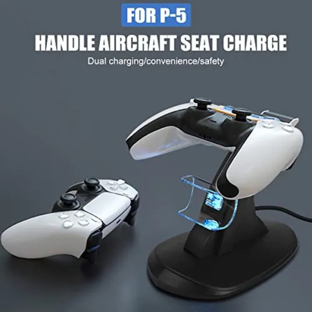 Estação De Carregamento Ps5 - Quick Dock Para 2 Controle ps5 ,resistência garantida (material reforçado,entrega rápida )