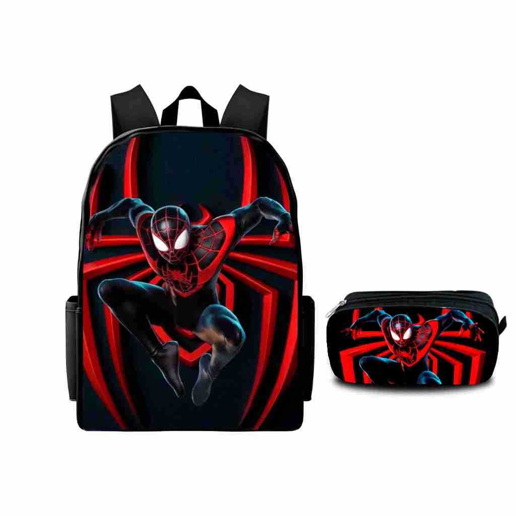 Kit Mochila E Estojo Do Homem Aranha Alta Qualidade Volta As Aulas Menino Escolar em Oferta na Shopee