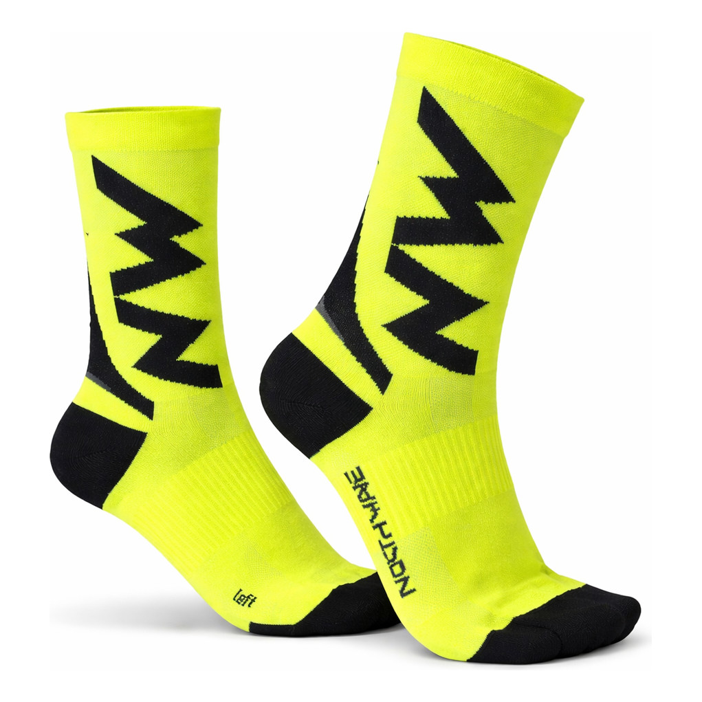 Meia Esportiva Ciclismo Northwave Nw Amarela Compreensão