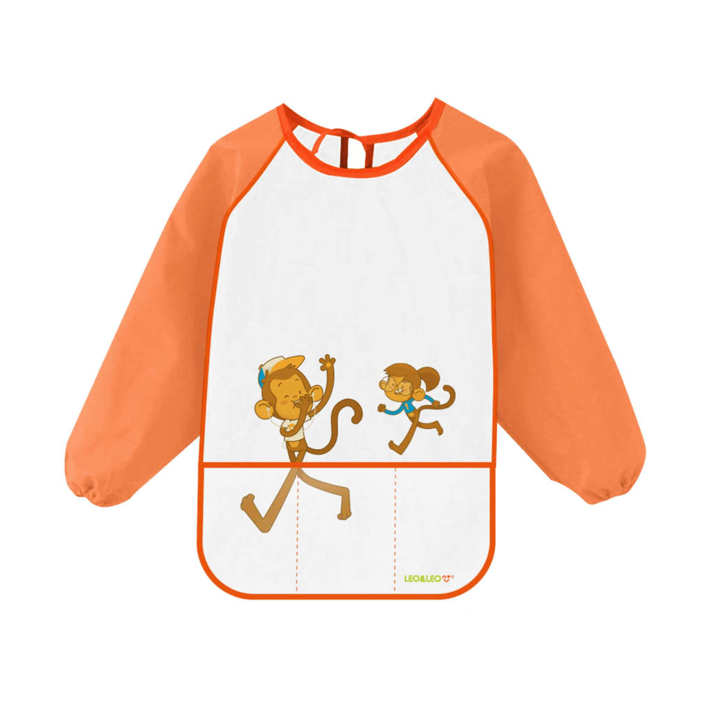 Avental Infantil Cristal com Bolso e Manga Comprida Leo&Leo Leonora - 10228