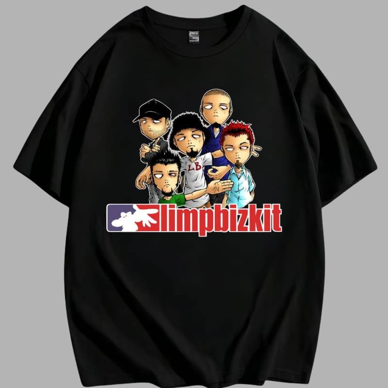Camiseta premium LIMP BIZKIT INTEGRANTES100% algodão fio 30.1 penteada com envio imediato