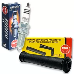 Vela Iridium e Cachimbo Xre 300 / Cb 300 Até 2012 Ngk