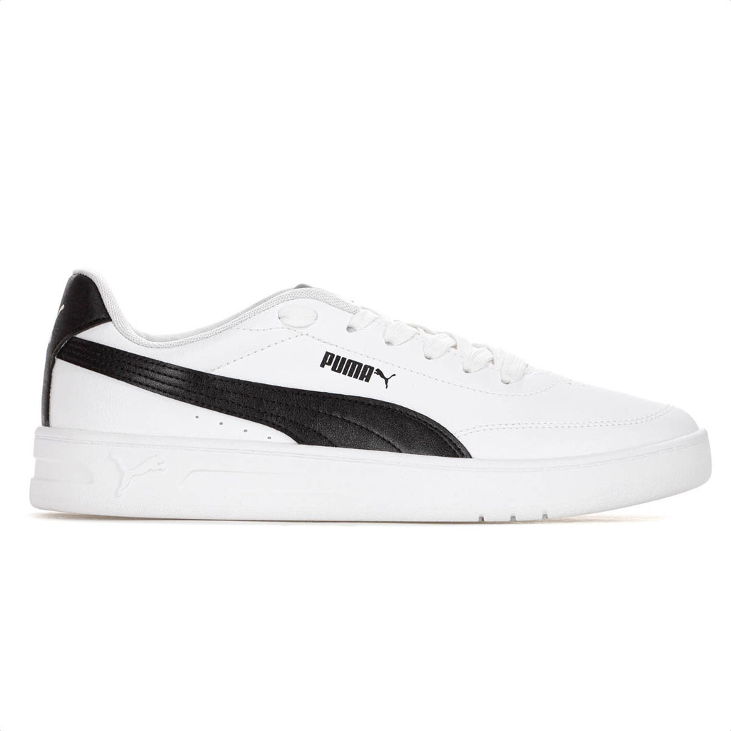 Tênis Puma Court Classic Clean BDP Branco e Preto - Masculino