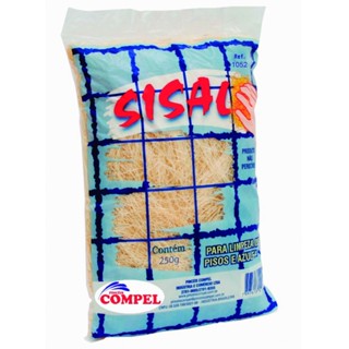 Esponja em fibra sisal para limpeza 250 g - Compel em Oferta na Shopee