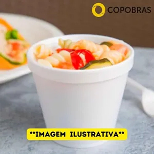 25 Un Pote de Isopor 360ml Para Sopa, Sorvete, Caldo