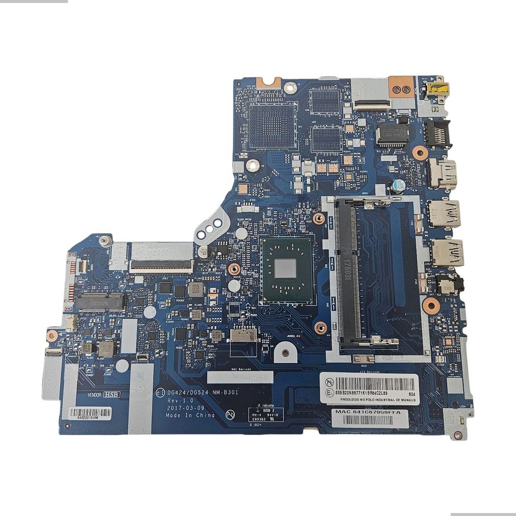 Placa Mãe Lenovo Ideapad 320-15 Celeron N3550 Nm-b301