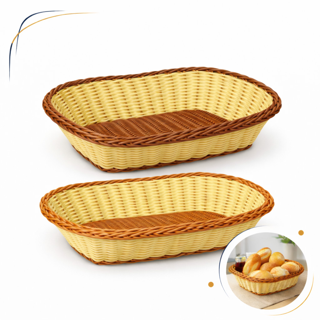 Cesto Multiuso Oval Mesa Ideal P/ Servir Petiscos Pães Fruta em Oferta na Shopee