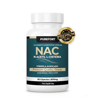 NAC 600mg N-Acetilcisteína | Precursor da Glutationa | Imunidade e Saúde do Fígado em Oferta na Shopee