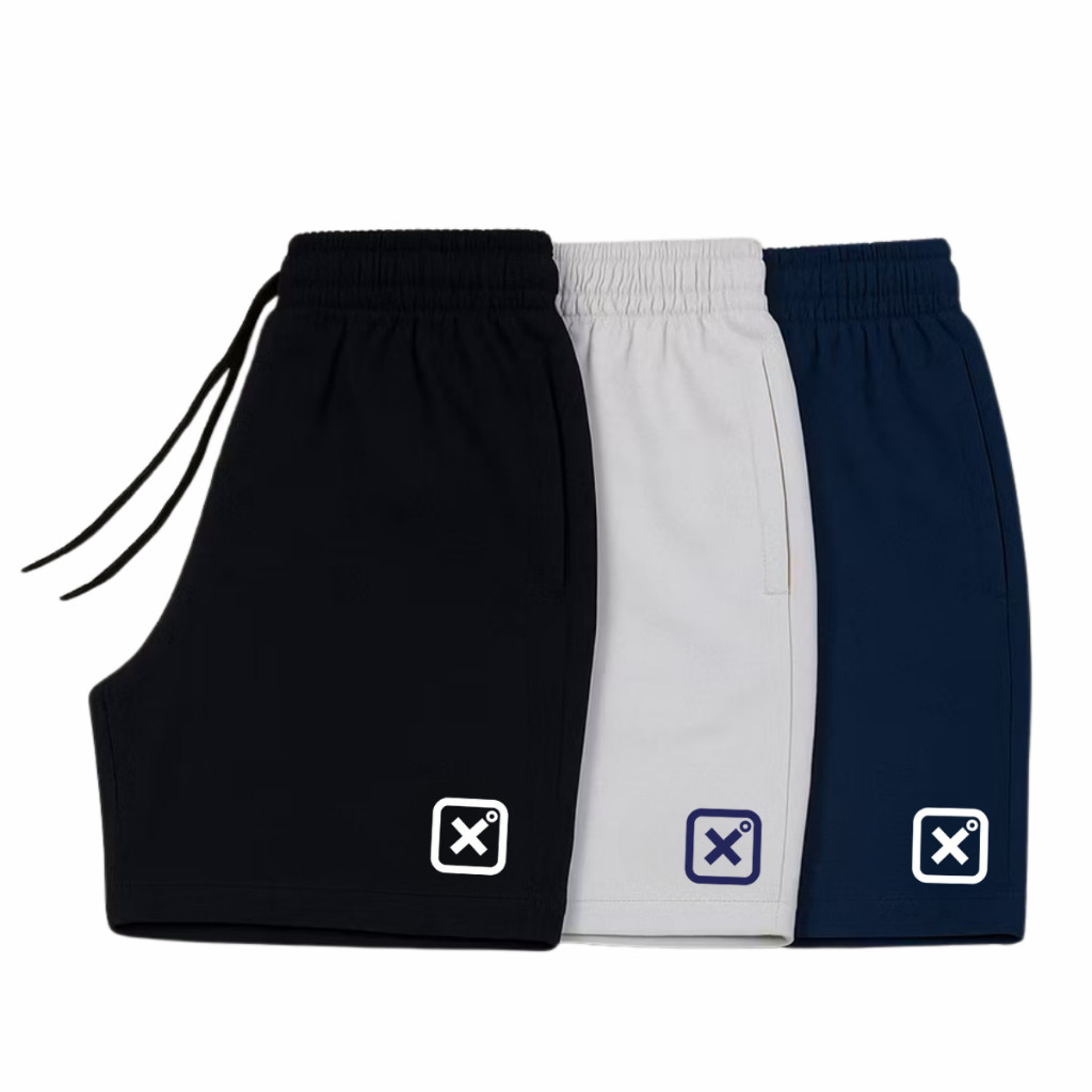KIT 3 SHORT TXC LOGO X UNITED STYLES BERMUDA TACTEL ELASTANO AGRO DRY FIT COUNTRY