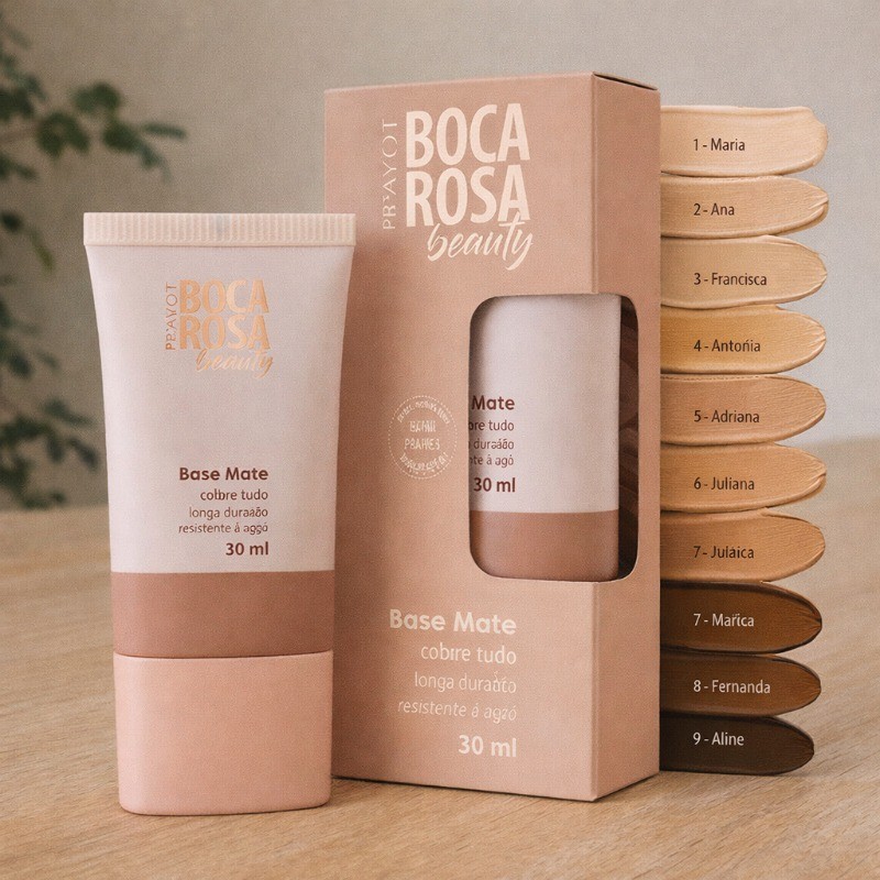 Base Mate Cobre Tudo 30ml Boca / Rosa Beauty