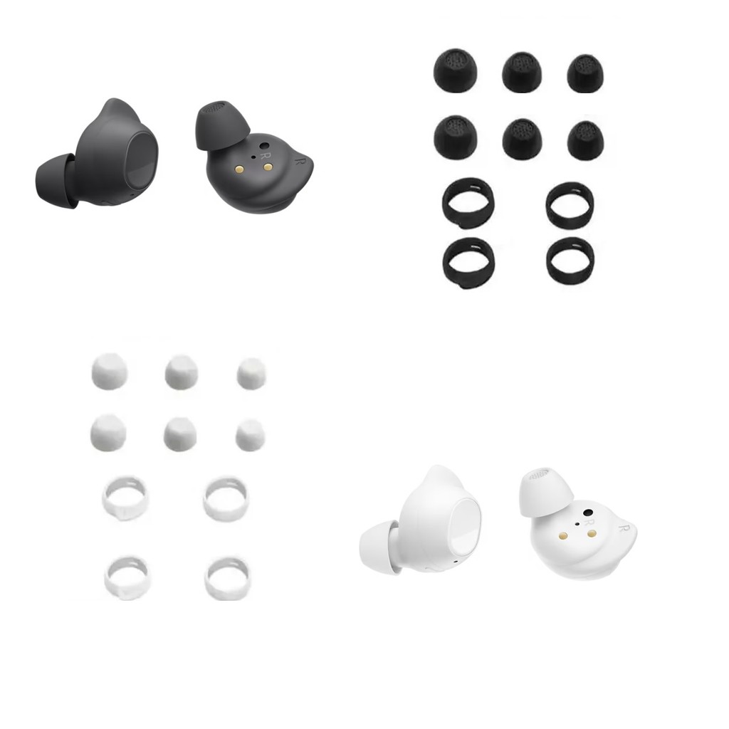 Borrachinha Ponta Fone Compatível Galaxy Buds Fe