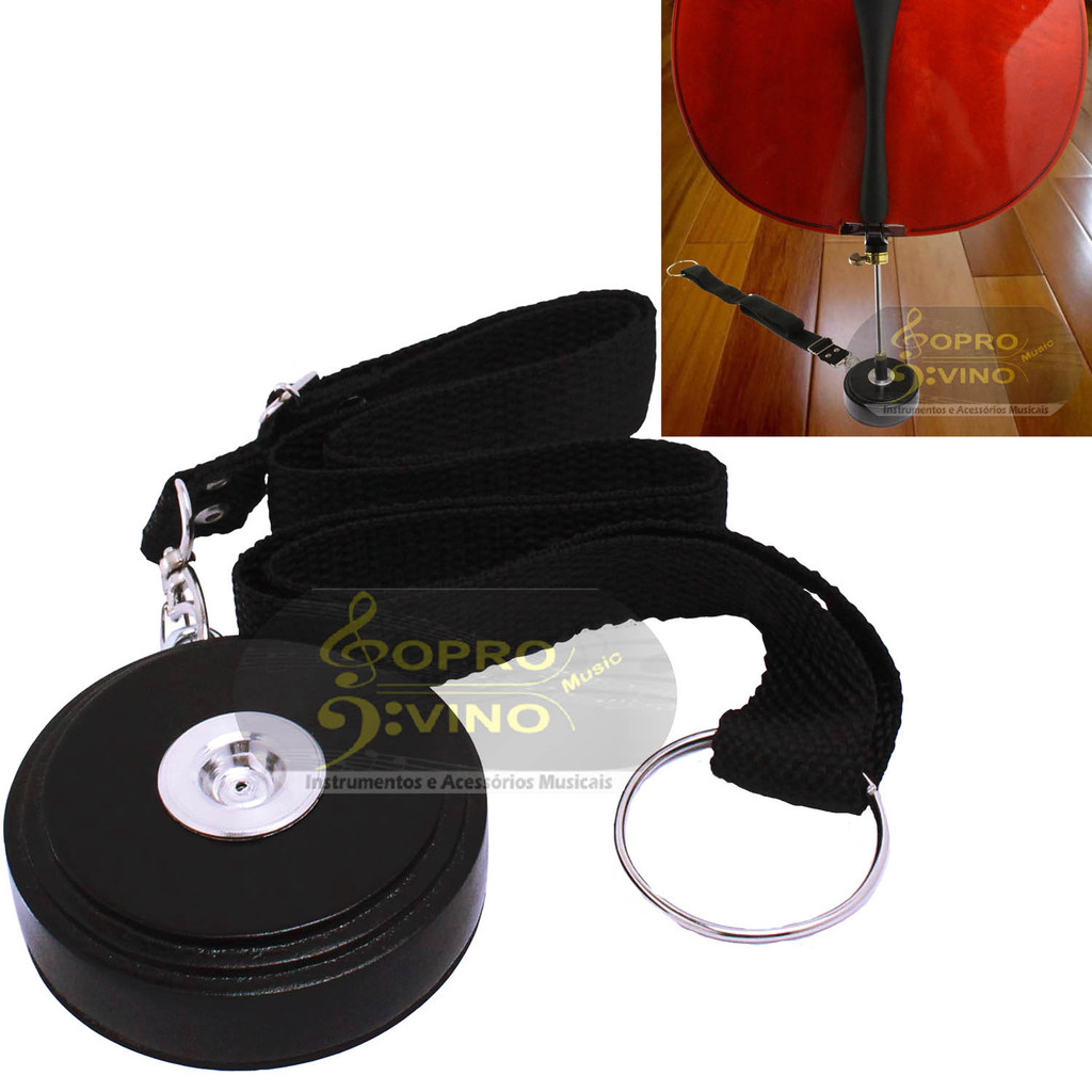 Apoio Espigão Madeira Alça Violoncelo Musical Paganini PAV069