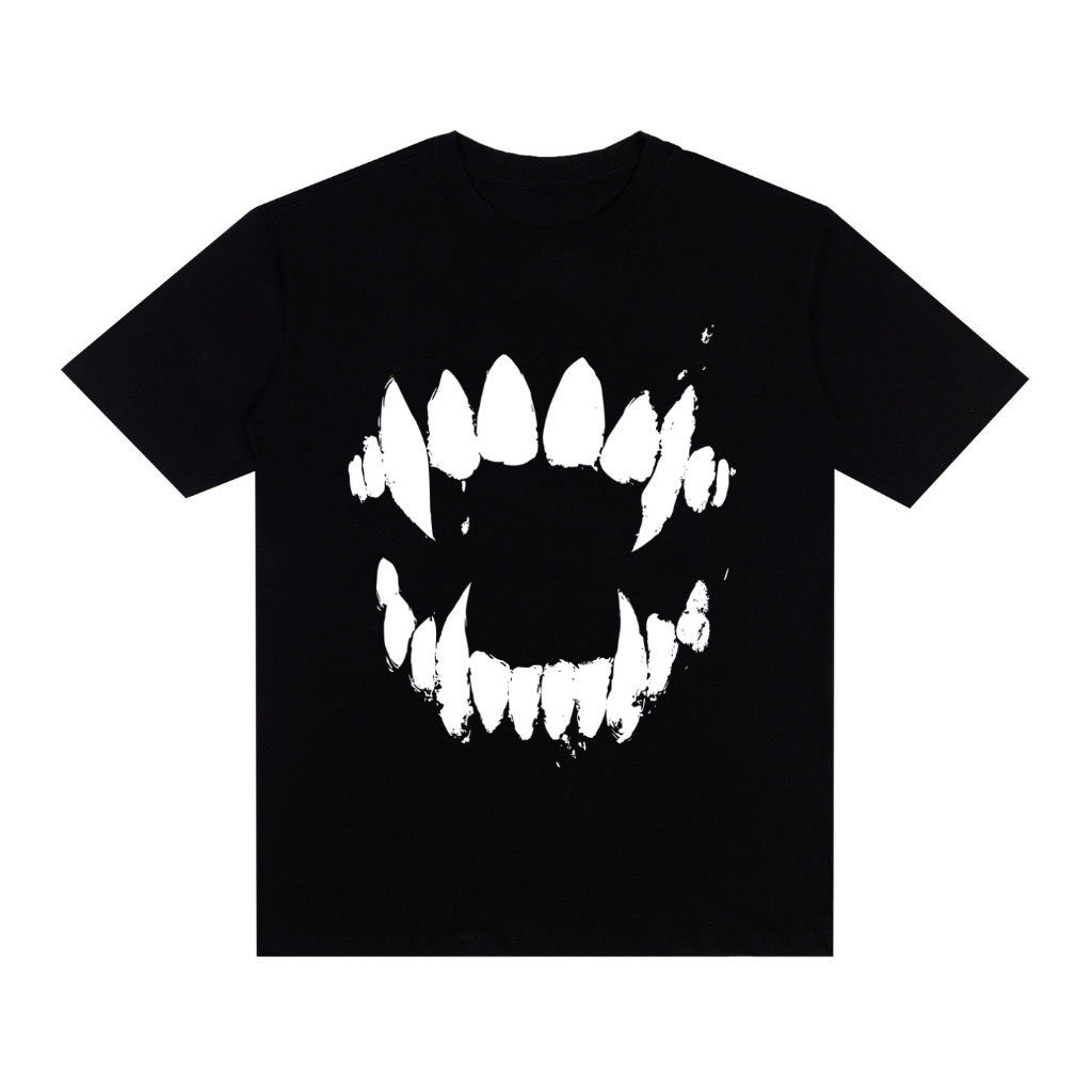 Camiseta Basic Regular Street Vampire TOOTH Estampada 100% Algodão Confortável Malha Premium