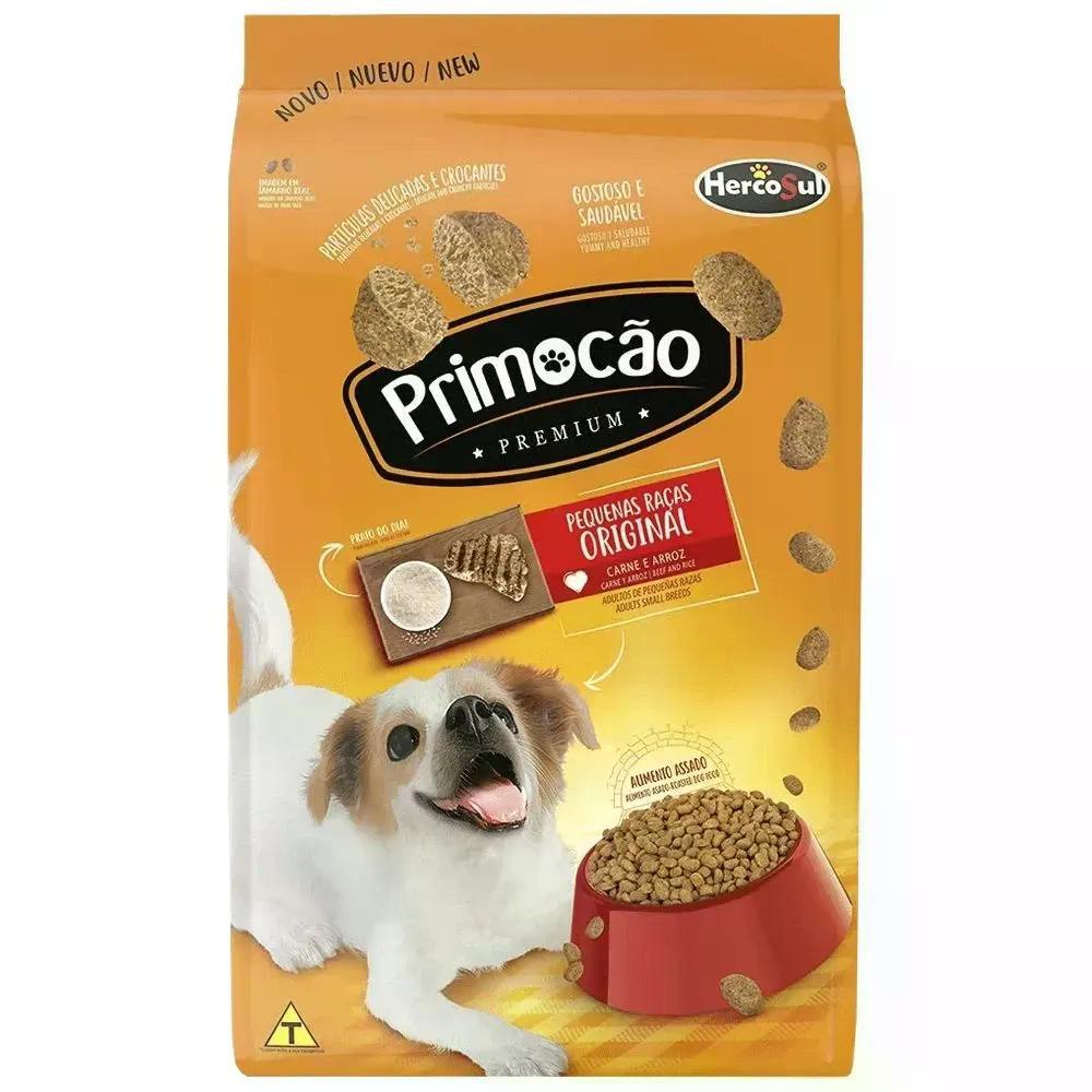 Ração Hercosul Primocão Premium, Original Carne e Arroz 10,1Kg em Oferta na Shopee