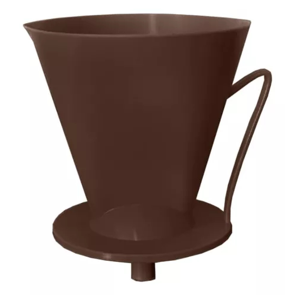 Porta Filtro Café com Adaptador Marrom